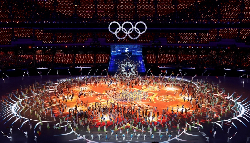 2022年2月20日晚，北京第二十四届冬季奥林匹克运动会闭幕式在国家体育场举行。胡金喜 摄.jpg